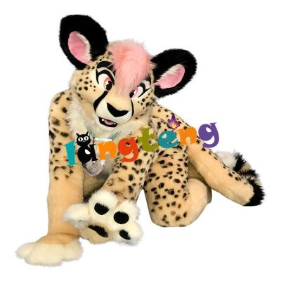 China INSTOCK N329 Costume Holiday Cosplay Leopard Panther Fursuit Animal Mascot Costume For Adult for sale