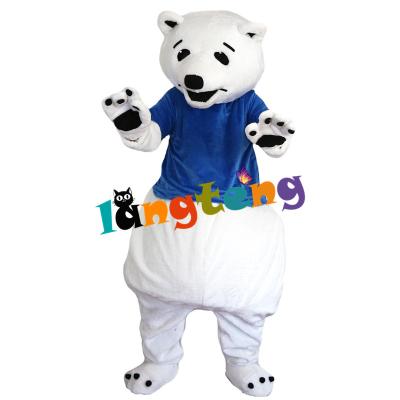 China INSTOCK 530 Cartoon Halloween Party Cosplay Christmas Carnival Apparel White Bear Mascot Costumes for sale