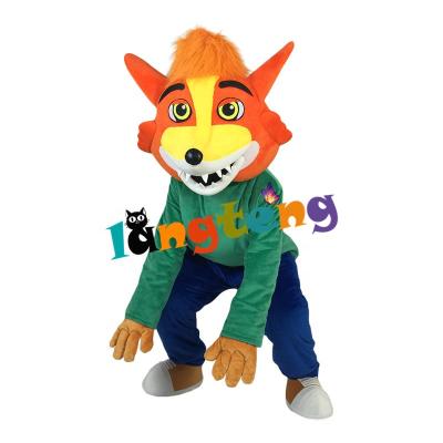 China INSTOCK 891 Cartoon Cosplay Halloween Party Christmas Carnival Clothing Colored Fox Mascot Costumes for sale