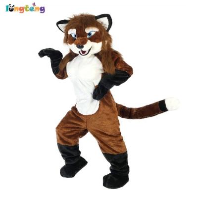 China INSTOCK N63 Sexy Fox Fursuit Mascot Plush Dog Animal Costumes For Adults for sale