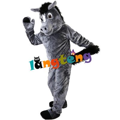 China INSTOCK 722 Cartoon Cosplay Gray Horse Donkey Mascot Halloween Party Christmas Carnival Costumes for sale