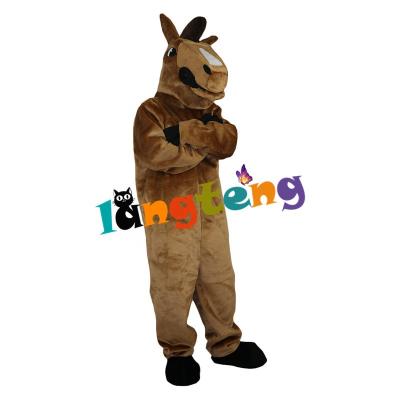 China INSTOCK 858 Cartoon Halloween Party Cosplay Christmas Carnival Apparel Sports Brown Horse Mascot Costumes for sale