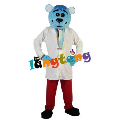 China INSTOCK 627 Funny Cute Blue Doctor Apparel Business Mascots Adult Mascot Costumes Cosplay Mouse For Party for sale