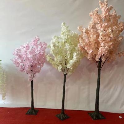 China : Easy installation can be arbitrarily change design and color factory direct sales, cheap wholesale 1.2 m1.5 m1.8 m simulation cherry trees decorated green plant simulation flowers d trees for sale