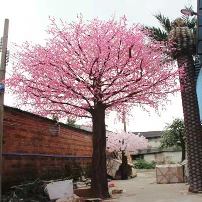 China Easy installation can be arbitrarily change design and color manufacturers selling the coconut trees are scattered and large artificial FRP cherry tree for sale