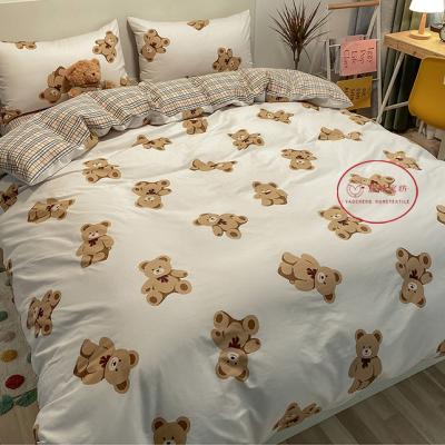 China Sustainable Design Digital 3d Printed Cartoon Duvet Cover Set Kids Bedding Sets for sale