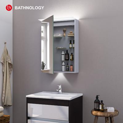 China Enlargement Professionally Designed Lighting Frameless Rectangular LED Mirror Wall Mounted Bathroom Mirror Cabinet With Light for sale