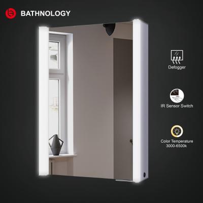 China Smart Cabinet Expanding Wall with Modern Mirror Bathroom Furniture Cabinet for Medicine Cabinet Mirror for sale