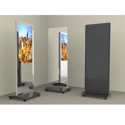 China Indoor Magic Mirror, Magic Mirror Photo Booth, Touch Screen Mirror Adversting Machine Display for sale