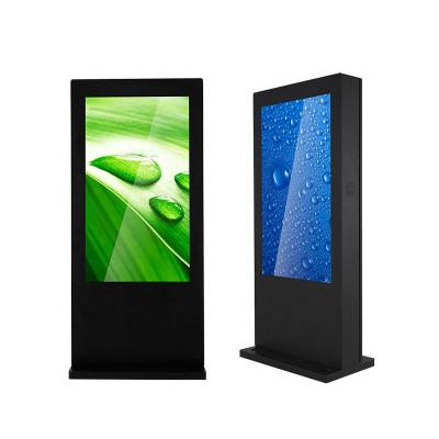 China Outdoor Waterproof Outdoor Single Screen Advertising Kiosk Display Screen LCD Digital Signage for sale