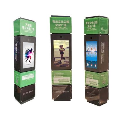 China Affiliate signage outdoor advertising display kiosk outdoor mobile waterproof electric touch screen billboard digital signage for sale