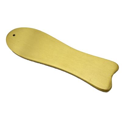 China Fashionable Copper Body Metal Gua Sha Massage Gua Sha Scraping Tool For Body Skin for sale