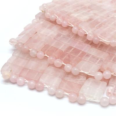 China 100% Natural Beauty of Rose Quartz Mask Eye Healing Rose Quartz Beads Mask For Face for sale