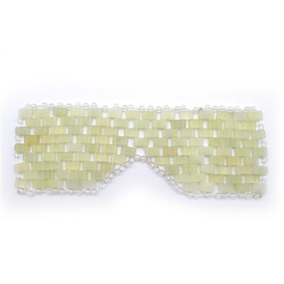 China Eco-Friendly Natural Jade Eye Mask Jade Facial Mask for Beauty and Healing for sale