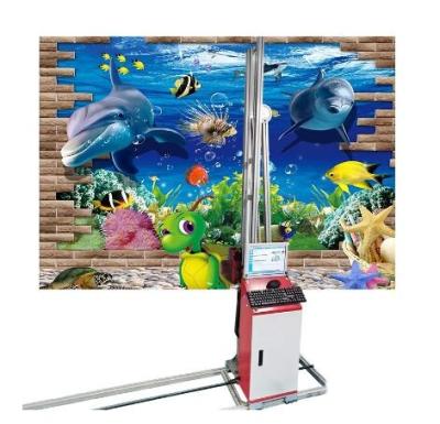 China Indoor Outdoor Multicolor Auto-Matching 3D Effects Wall Inkjet Printer for sale