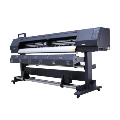 China Home use 1.8m Eco solvent printer for vinyl/sticker/photo/wallpaper inkjet printing machine DX6 for sale