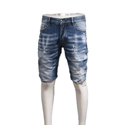 China Breathable 2021 Customized Man Vendors Fashion Mens Denim Ripped Mens Jeans Shorts for sale