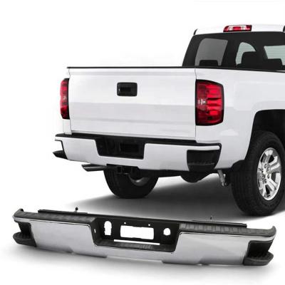 China Chrome Truck Rear Bumper Steel 1500 Silverado Sierra 2014-2018 for sale