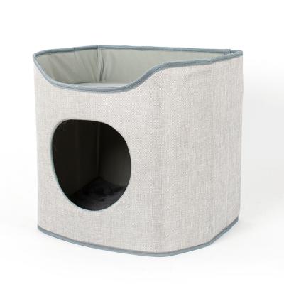 China Custom Travel Manufacturer Pet Supplies Fashion Cat Beds House With Good Price Pet Beds for sale