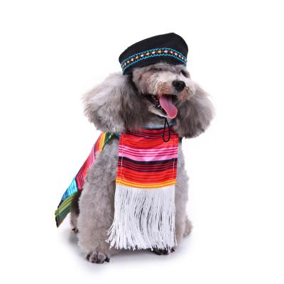 China Holiday Viable Colorful Striped Clothes Cheap Price Pet Dog Clothes Party Pet Costume for sale