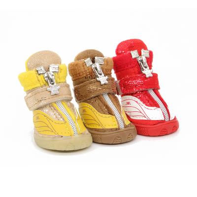 China Wholesale Viable Mesh Breathable Summer Dog Boots For Small Dog Puppy Anti-skid Cute Shoes for sale