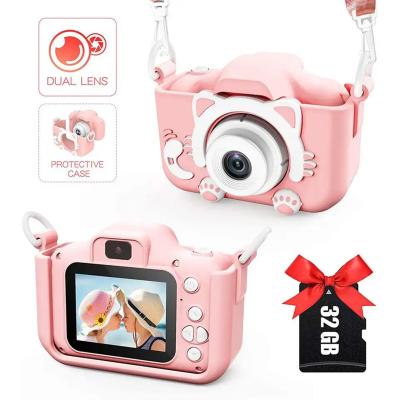 China Built-in 1200W X5S Kids Photo Camera Games 2.0 Cartoon Video Recorder Digital Camera Kids Flash Camera Kids Fun Christmas Cute Digital Camera Gift for sale