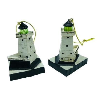 China Europe souvenir wholesale resin lighthouse miniature ornament for sale