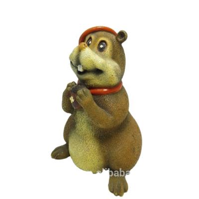 China China Personalized Resin Squirrel Figurine Custom Souvenir Animal Piggy Bank for sale