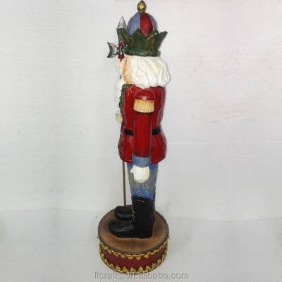 China China Factory Best Gift Home Decoration Custom Polyresin Resin Life Size Nutcracker for sale