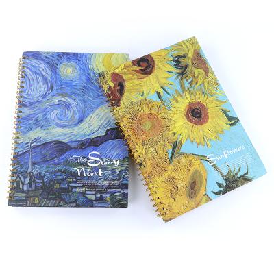 China eco-friendly water sketch drawing book a3 acuarel escolar sketchbook custom supplies for school for sale