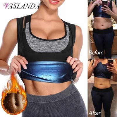 China Sports Shaping Body Women Silmming Sports Tank Tops Waist Trimmer Belt Sauna Sweat Compression Slimming Belt Waist Trainer Vest for sale