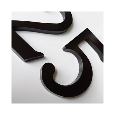 China Supply Custom Top Quality Waterproof and Rustproof China Manufacturer Recessed House Numbers for sale