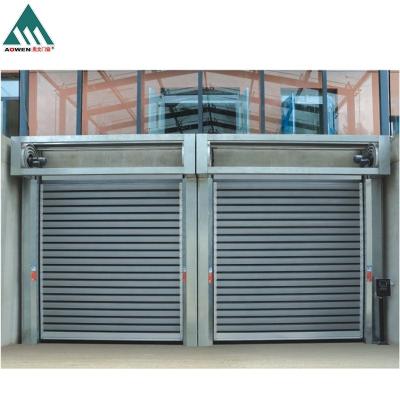 China Heat Insulation China Supplier Windproof Fast Rolling Shutter Door for sale