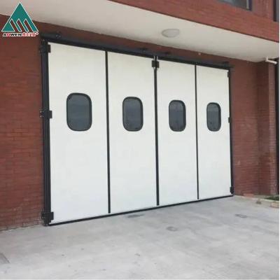 China High Quality Heat Insulation Factory Supplies For Industrial Warehouse Door Bi-Fold Bifold Doors for sale