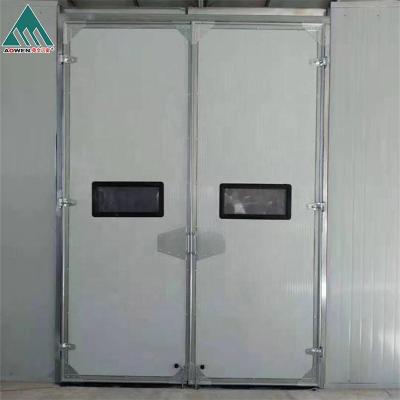 China Best Price High Quality Warehouse Stainless Steel Industrial Swing Door Windproof for sale