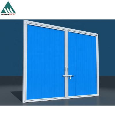 China High Quality Commercial Heavy Duty Warehouse Swing Door Windproof Best Price for sale