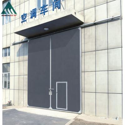 China Best price automatic or manual industrial door slide heat insulation door for sale