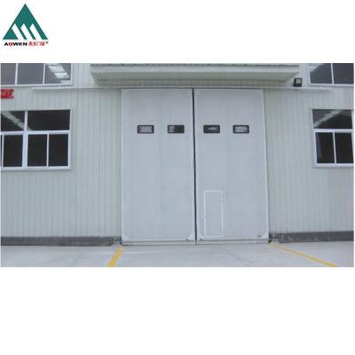 China Heat Insulation Best Price Automatic Or Manual Industrial Heavy Duty Sliding Door for sale