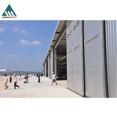 China ISO Factory Manufacture Customized Windproof Side Sliding Hangar Door for sale