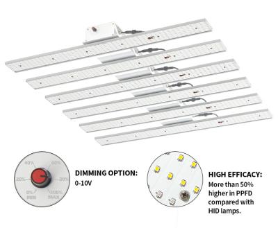 China Seed Starting 8 Bar Foldable Led Grow Light 300W 1000W Led Grow Light for sale