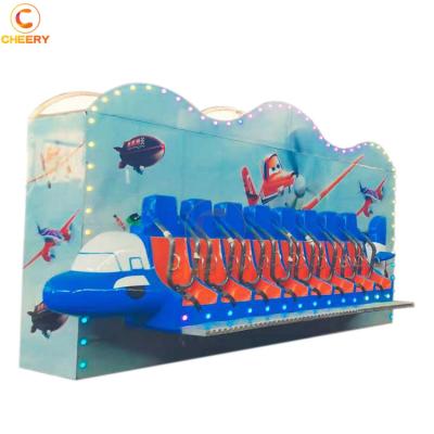 China New Attraction Double FRP Family Amusement Park Equipment Miami Travel Stainless Steel and Crazy Wave Rides For Sale for sale