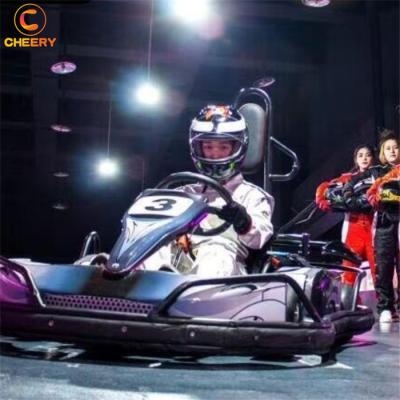 China Newcomer small amusement park rides electric luxury single seat go drift karting go kart for sale 1.98*1.45*0.97m for sale