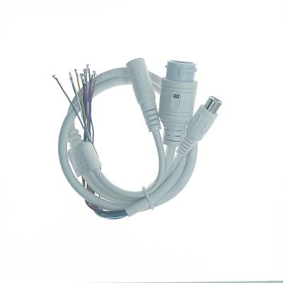 China IP Camera Customize AV Alarm Power Suply POE IP Cable Waterproof Audio Video Pigtail Cable CAT 5 Waterproof Multi Cable IP Camera Taile for sale