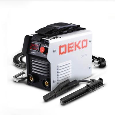 China DEKO DKA-200G 220V 200A Multifunctional ARC Welder Home Beginner Lightweight IGBT Efficient Muttahida Majlis-e-Amal Welding Machine for sale