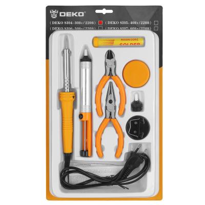 China / DEKO DKSI04-G 30w Soldering Iron Kit 30W Solder One Side Solder Cutter Welding Iron Solder Extractor Tools for sale