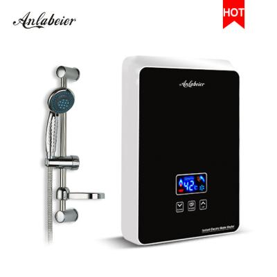 China Remote Control Electric Design Water Heater New Portable Tankless Electric Water Heater Without Water Tank for sale