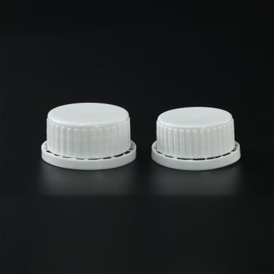 China Non Spill 36mm White Anti Theft Cover 40mm PP Plastic Screw Cap for sale