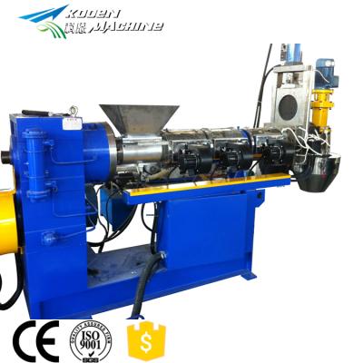 China PET granules production plastic masterbatch pelletizing flakes compunding line pelleting line for sale