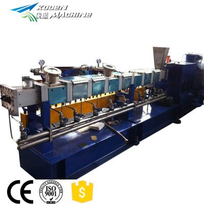 China Pellets Production PET Flake Pelletizer Machine TSSK Parallel Twin Screw Extruder Machine for sale