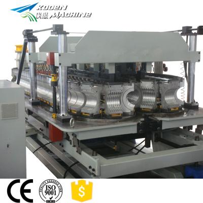 China PIPE KOOEN PE PVC Double Wall Corrugated Pipe Making Machinery for sale